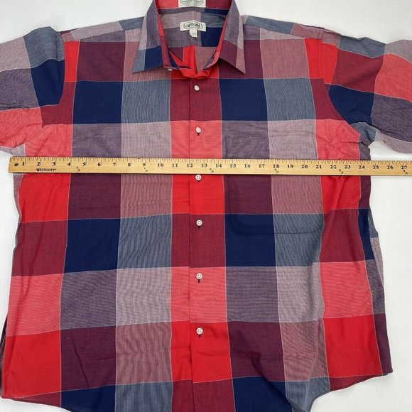 Cacharewl Mens Plaid Button Down Shirt - Picture 2 of 5